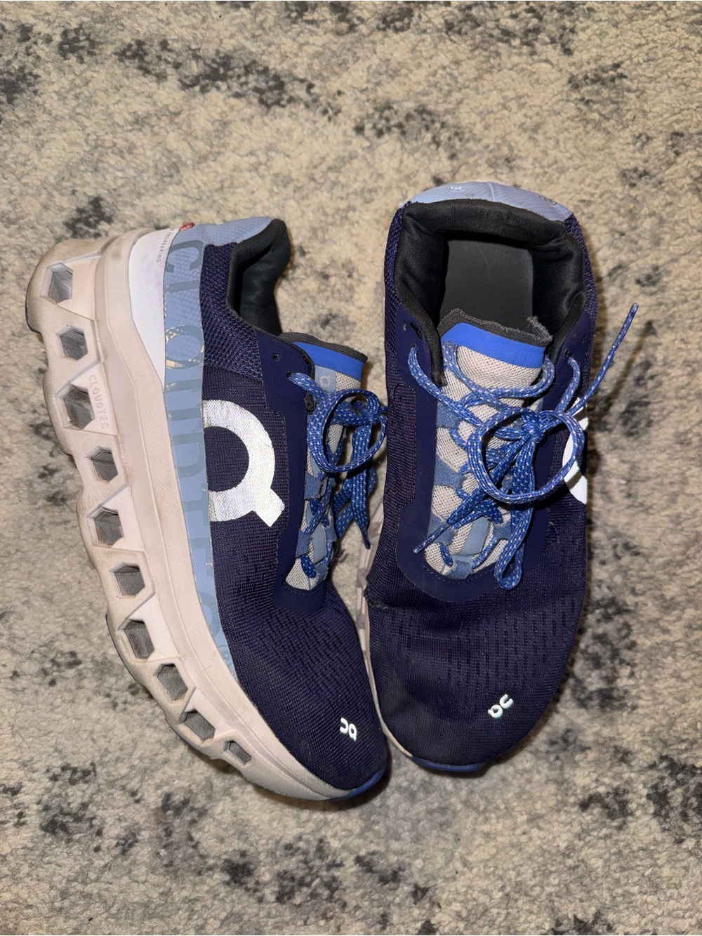 On Cloud CloudTec Low Top Lace Up Athletic Running Shoes Sneakers